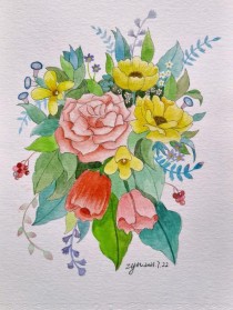 花卉插画临摹素材?花卉插画临摹素材图片!