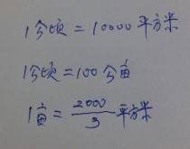 公顷 亩换算?公顷亩换算!