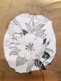 儿童线描花卉?儿童线描花卉画图片大全!