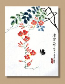 国画花卉儿童水墨?国画花卉儿童水墨画图片!